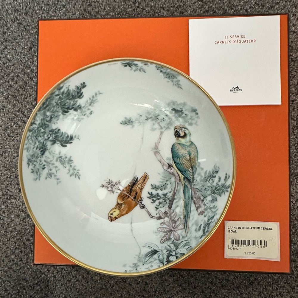 Hermes Carnets D’Equateur Cereal Bowl
